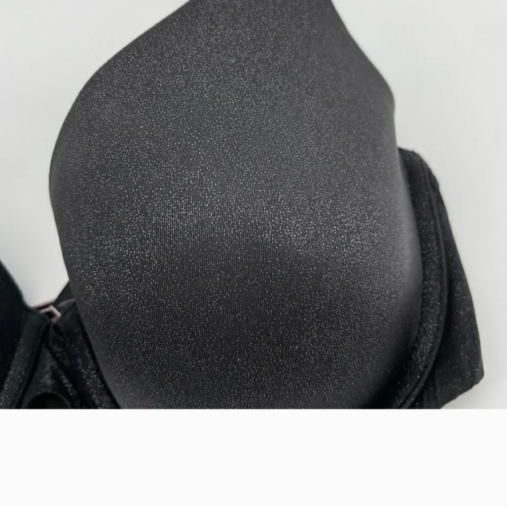Victoria’s Secret Black Sparkly Uplift Semi Demi Bra 32D - Picture 2 of 5